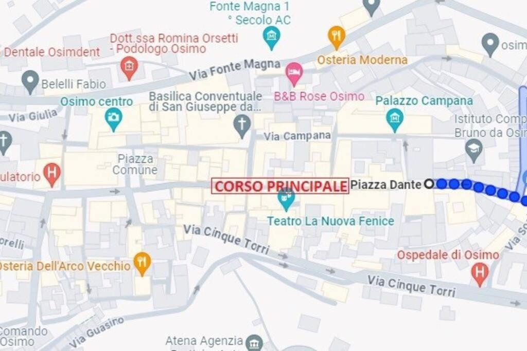 Osimo Nel Cuore Del Centro, Free Wi-Fi E Netflix Apartment Luaran gambar